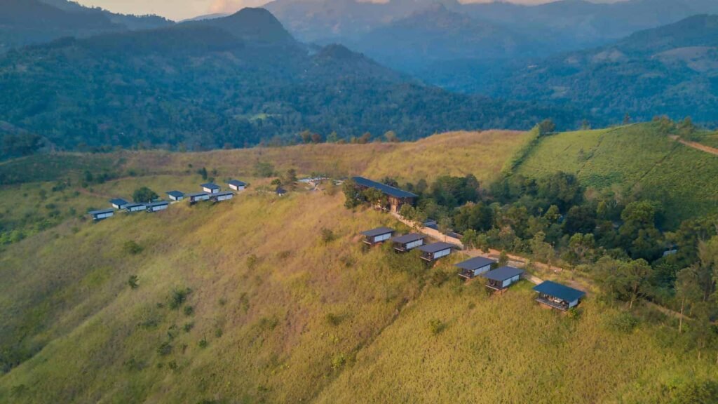 Santani Wellness lodge in the valley near Kandy
