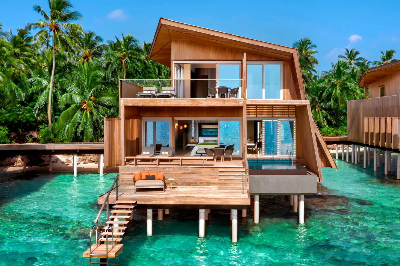 Two-storey overwater villa at The St. Regis Maldives Vommuli Resort